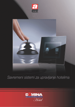 Savremeni sistemi za upravljanje hotelima - brošura