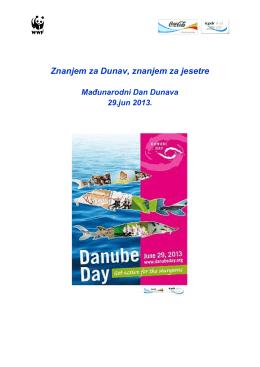 Информације за квиз „Знањем за Дунав – знањем за јесетре“
