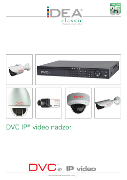 DVC IP® video nadzor - D