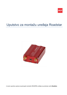 Montaža uređaja Roadstar