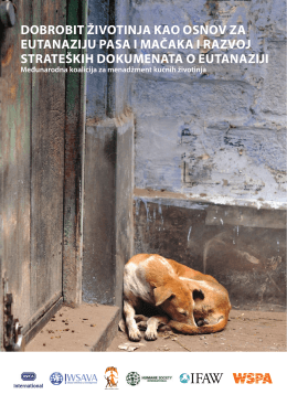dobrobit životinja kao osnov za eutanaziju pasa i mačaka i razvoj