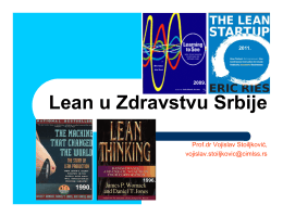 Lean u Zdravstvu Srbije