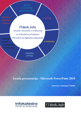 Prezentacije – Microsoft PowerPoint 2010: Link