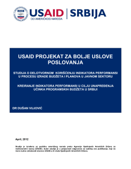 USAID PROJEKAT ZA BOLJE USLOVE POSLOVANJA