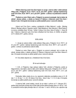 Odluka Už-III br. 464-11-ND