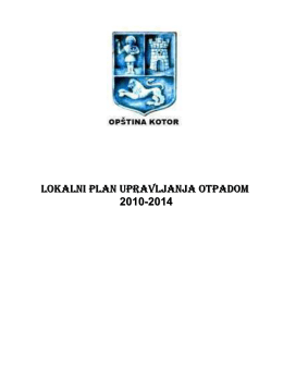 (Kotor) PLAN Upravljanja otpadom Februar 2010.pdf