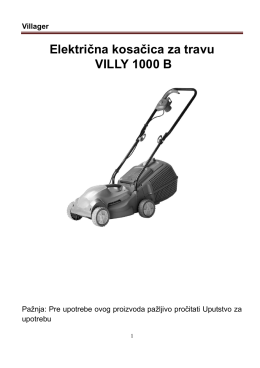 Električna kosačica za travu VILLY 1000 B - Oleo-Mac