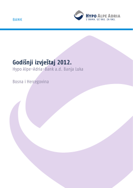 Godišnji izvještaj 2012. - Hypo Alpe-Adria