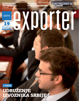 Exporter 19 - Septembar 2012