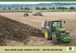 Nova 6030 serija traktora 83 KS – 155 KS (97/68 EC)