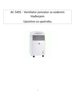 AC-5491 - Ventilator jonizator sa vodenim hlađenjem