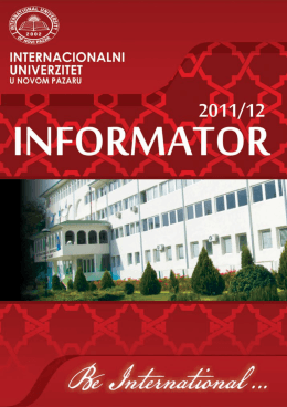 internacionalni - univerzitet u novom pazaru