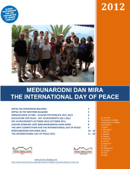 Međunarodnog dana mira 2012.