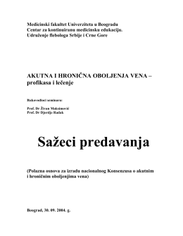 Apstrakti KME 2004 - Udruženje flebologa Srbije