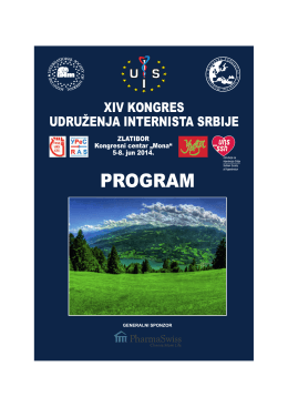 Program kongresa - Udruženje Internista Srbije