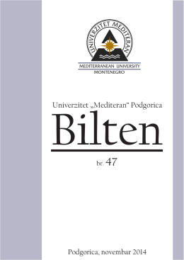 br.47 - Univerzitet Mediteran