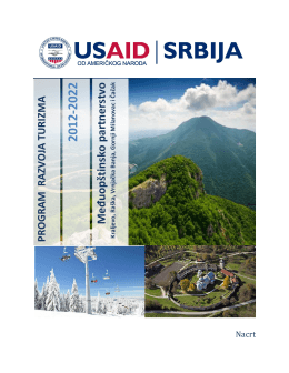 Program razvoja turizma regiona 2012-2022