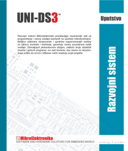 Uputstvo za UNI-DS3 Razvojni sistem