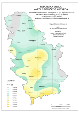 Karta za povratni period od 475 god.