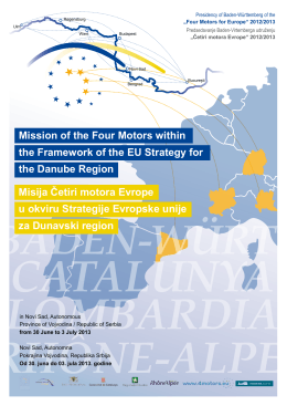 Mission of the Four Motors within the Framework of the EU Strategy