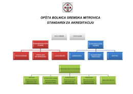 timovi za akreditaciju - Opšta bolnica Sremska Mitrovica