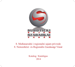 2014 katalog web - Subotica Sajam 2015