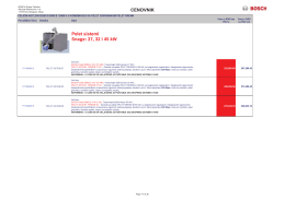 CENOVNIK Pelet sistemi Snage: 27, 32 i 45 kW