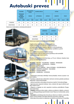 Cenovnik autobuski prevoz – Grčka 2014