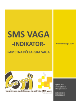SMS VAGA - Gradkrusevac.com
