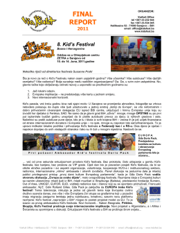 ovdje kompletan PDF Finalnog izvještaja za KF8 2011.