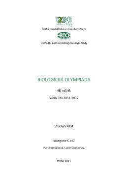 Stáhnout v PDF - Biologická olympiáda