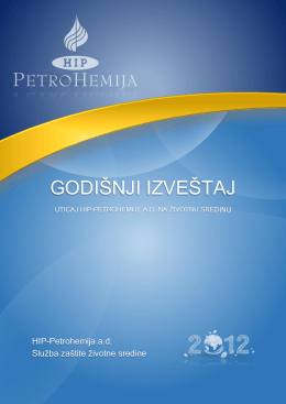 Godišnji izveštaj zaštite životne sredine, 2012.