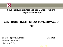 1.Mila Popović Živančević - ICOM-SEE