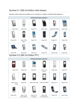 Lista mobilnih telefona za praćenje