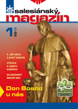 Salesiánského magazínu 1/2013