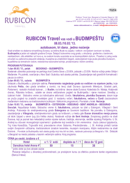 Cenovnik 1 - Rubicon travel