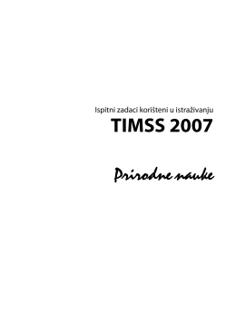 TIMSS zbirka prirodne nauke