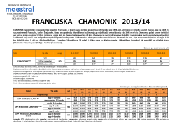 francuska - chamonix 2013/14 - Turisticka agencija Maestral Novi Sad