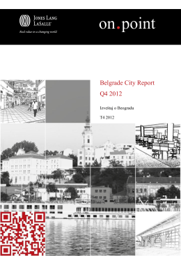 Belgrade City Report Q4 2012 Final