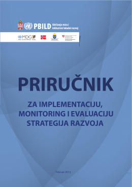 Priručnika za implementaciju, monitoring i evaluaciju strategija razvoja
