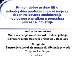 prezentacija - prof.dr Goran Jankes