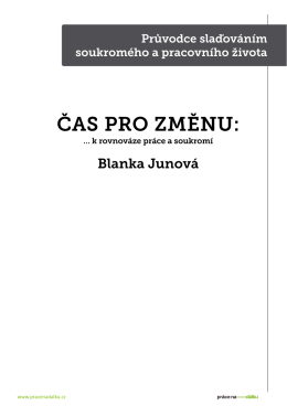 PDF verze knihy Čas pro změnu ke stažení