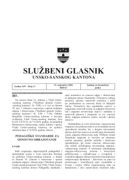 Sluzbeni glasnici 13 - Vlada Unsko