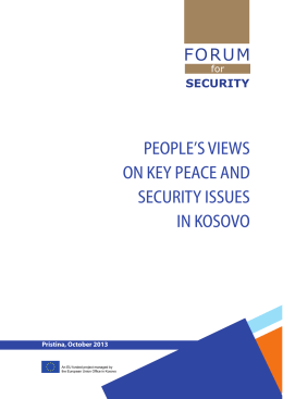 People`s views on key peace and security issues