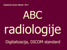 Digitalizacija rendgenske slike DICOM standard