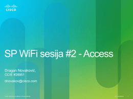 SP WiFi sesija #2 - Access