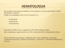 HEMATOLOGIJA - WordPress.com