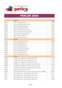 POKLON 2013-cenovnik