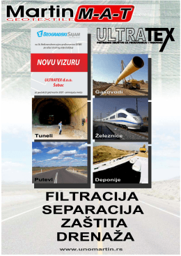 Katalog Geotekstil SRB 2012-2013