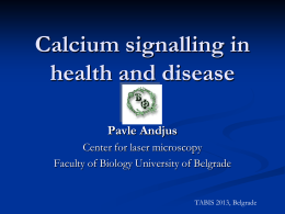 Calcium signalling in health and disease
